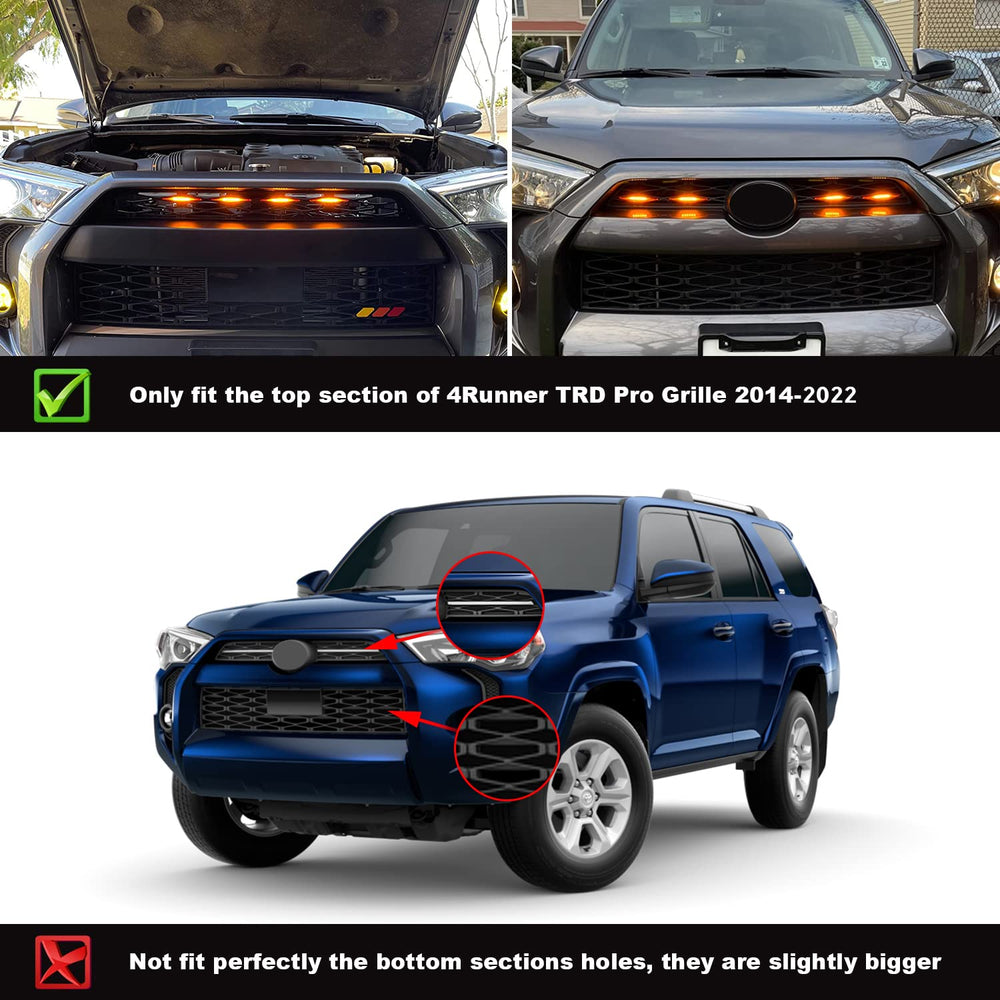 SEVEN SPARTA amber LEDs illuminated in grille increasing road visibility