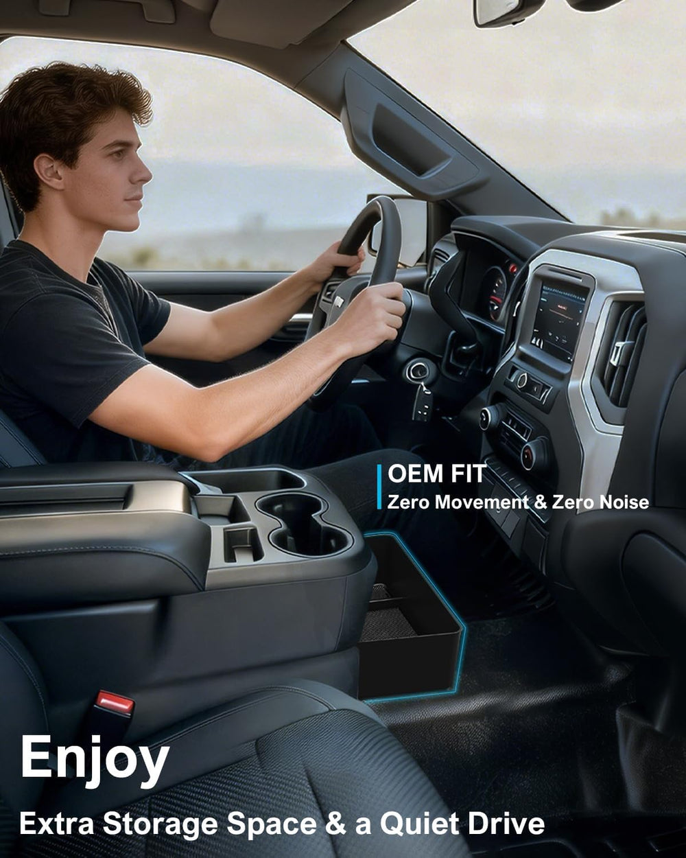 SEVEN SPARTA lifestyle truck interior displays organized cabin and less clutter