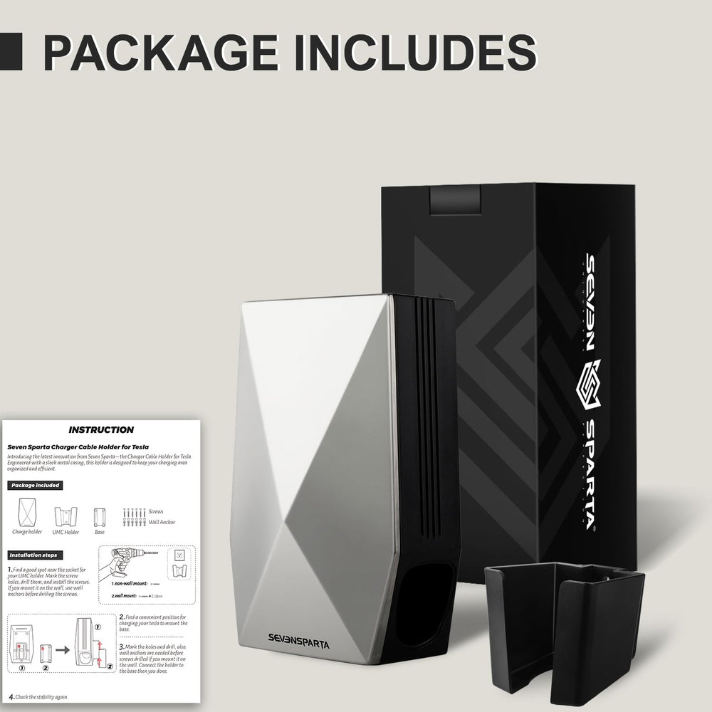 SEVEN SPARTA packaging and hardware kit ready for quick secure installation