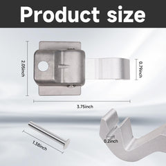 Seweder slider and included pin displayed together highlighting easy replacement benefit