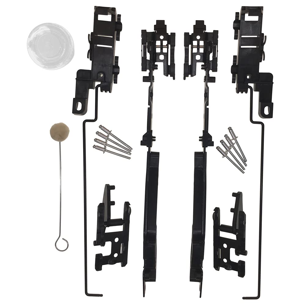 SFY sunroof track assembly front view showing mounting points and quality fit