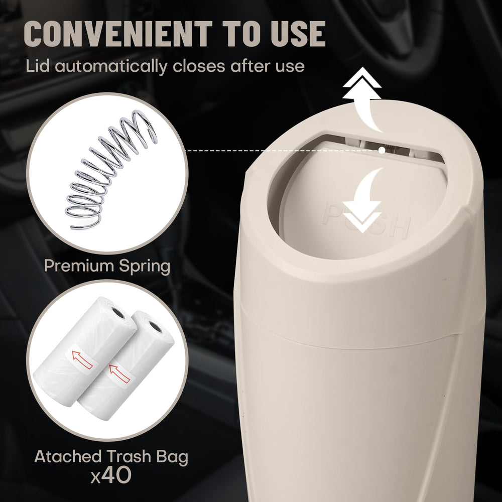 SGLRT lifestyle image in car interior maintaining cleanliness and organized space