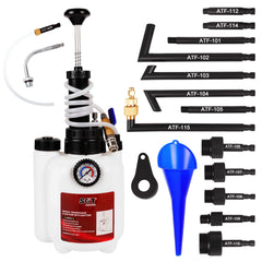 SGT SUPER GARAGE TOOLS front view of 3L pump kit showing complete components and quick setup benefit