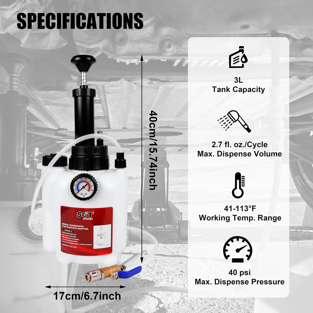 SGT SUPER GARAGE TOOLS funnel and cap wrench set for spill-free transfers and tidy connections benefit