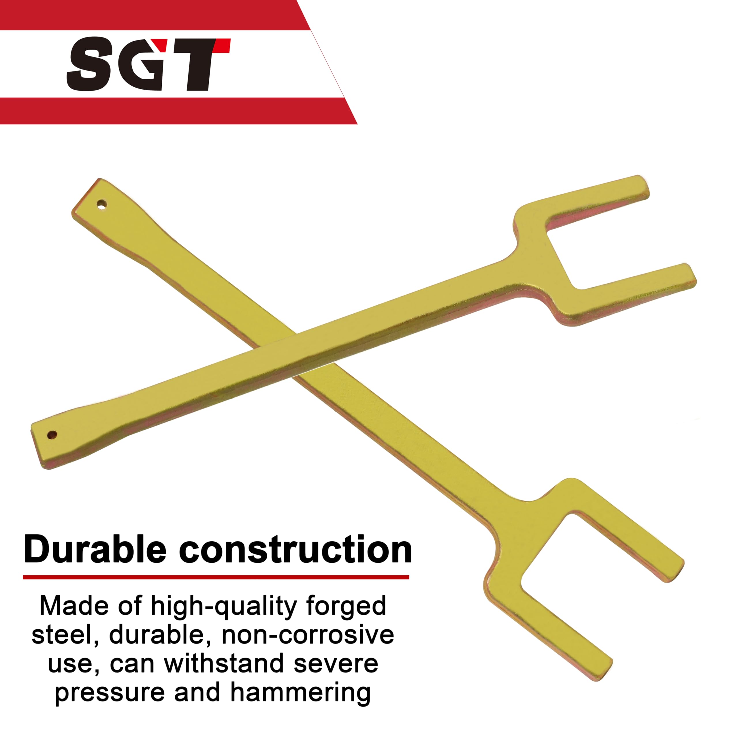 SGT SUPER GARAGE TOOLS tool in use removing a CV axle demonstrating safe extraction