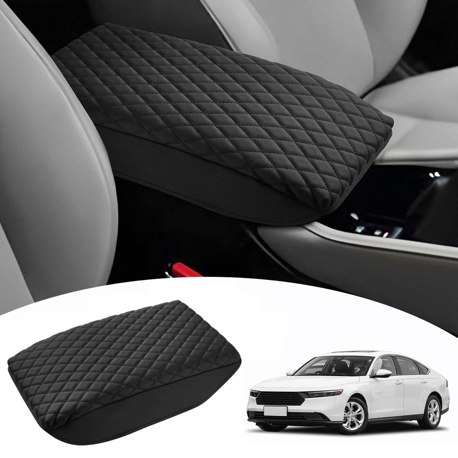 Shademax front view on Accord console showing clean OEM-like fit and protection