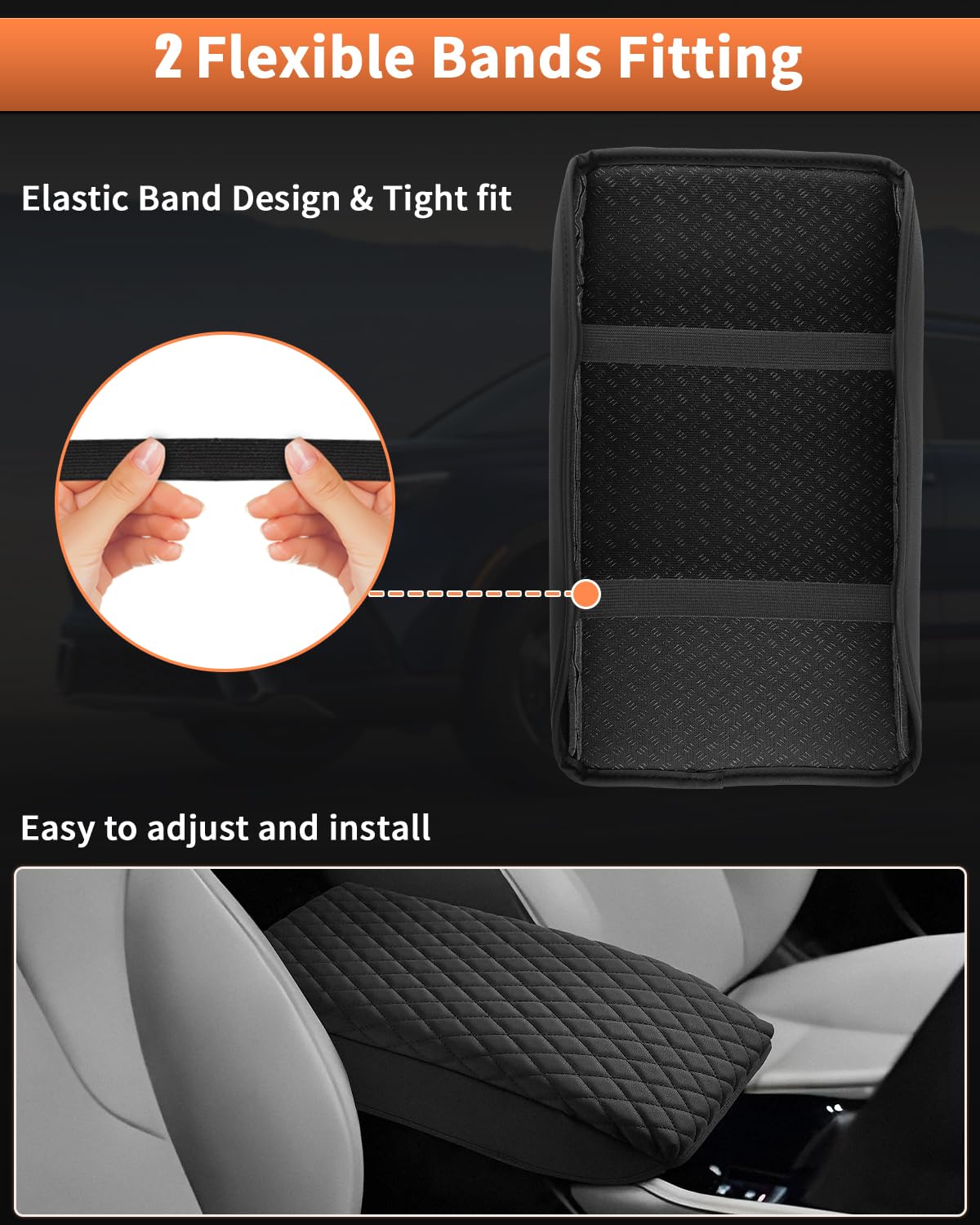 Shademax lid open showing elastic straps and accessibility to storage compartment