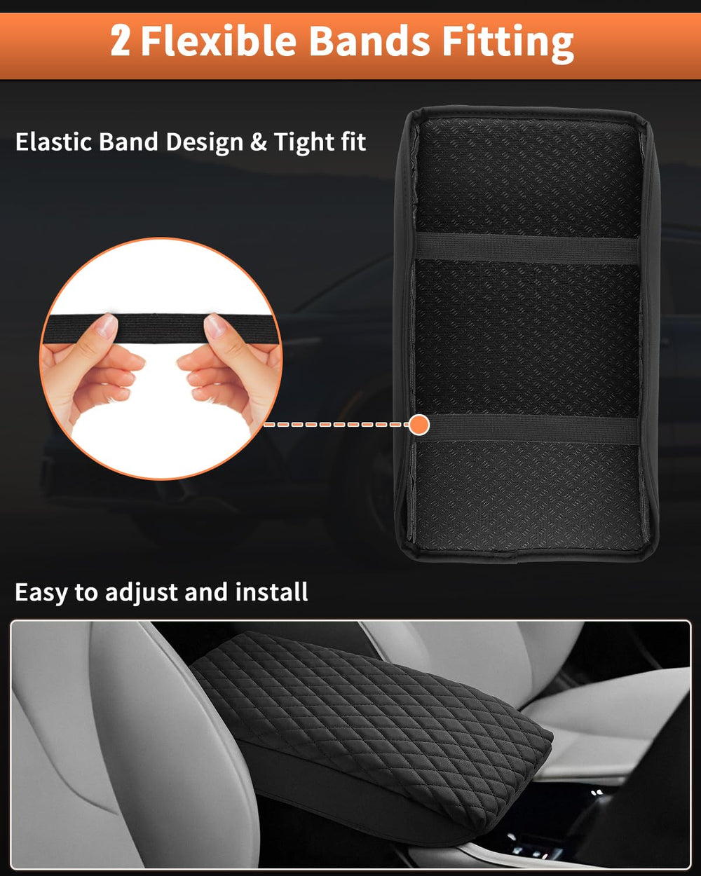 Shademax lid open showing elastic straps and accessibility to storage compartment