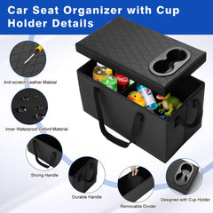 Shademax cup holder detail with four-sided handles secures drinks for children