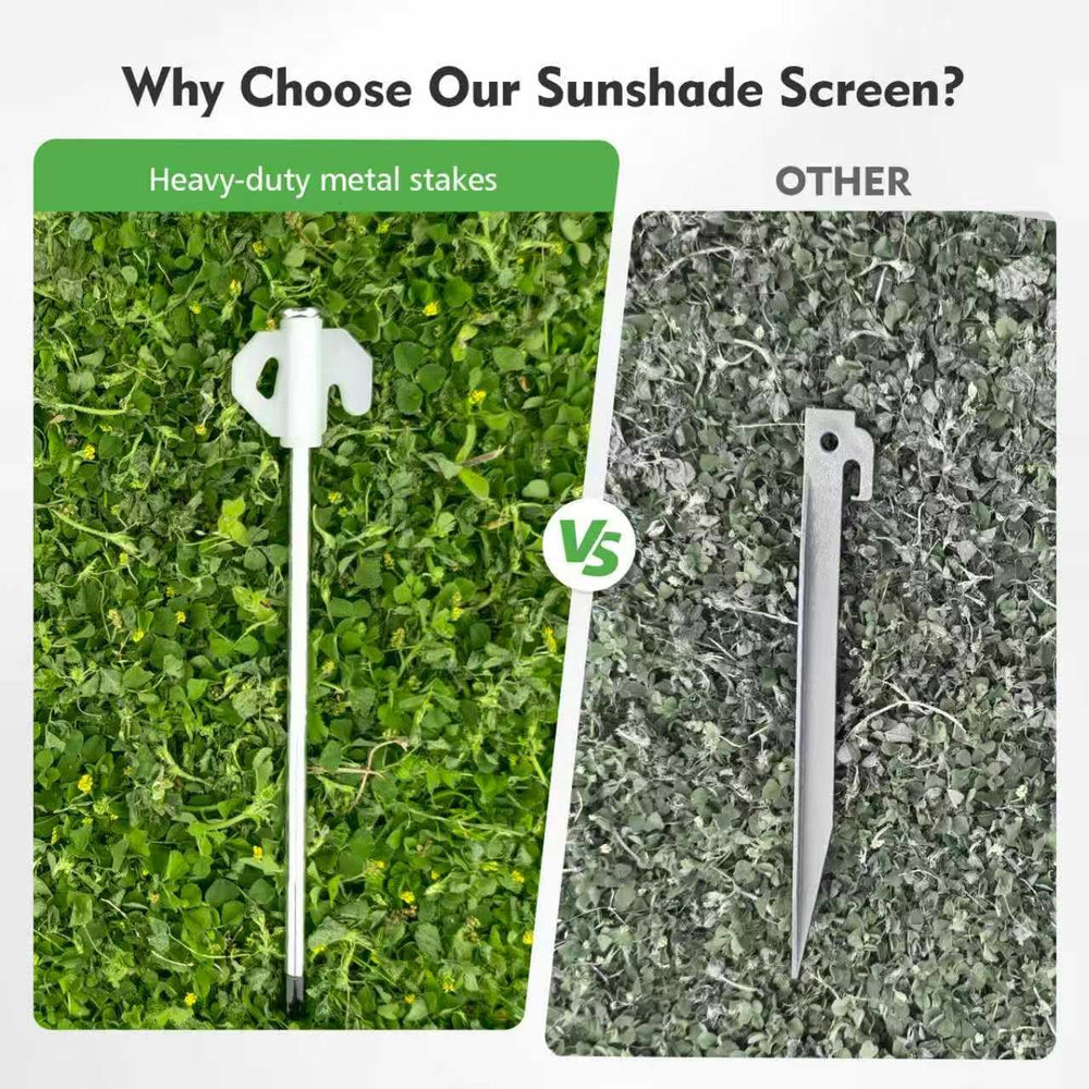 SHADEPLUS installed on RV side illustrating privacy and airflow benefits
