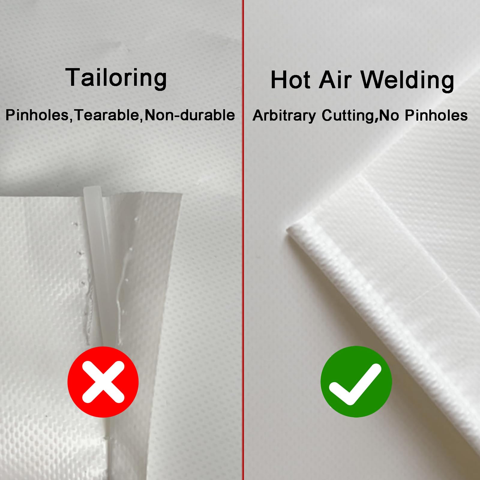 SHADEPLUS poly cord detail with correct diameters for secure attachment benefit