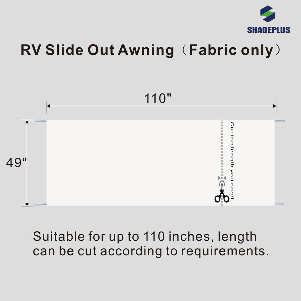 SHADEPLUS close-up of hot-air welded edge preventing stitch unraveling benefit