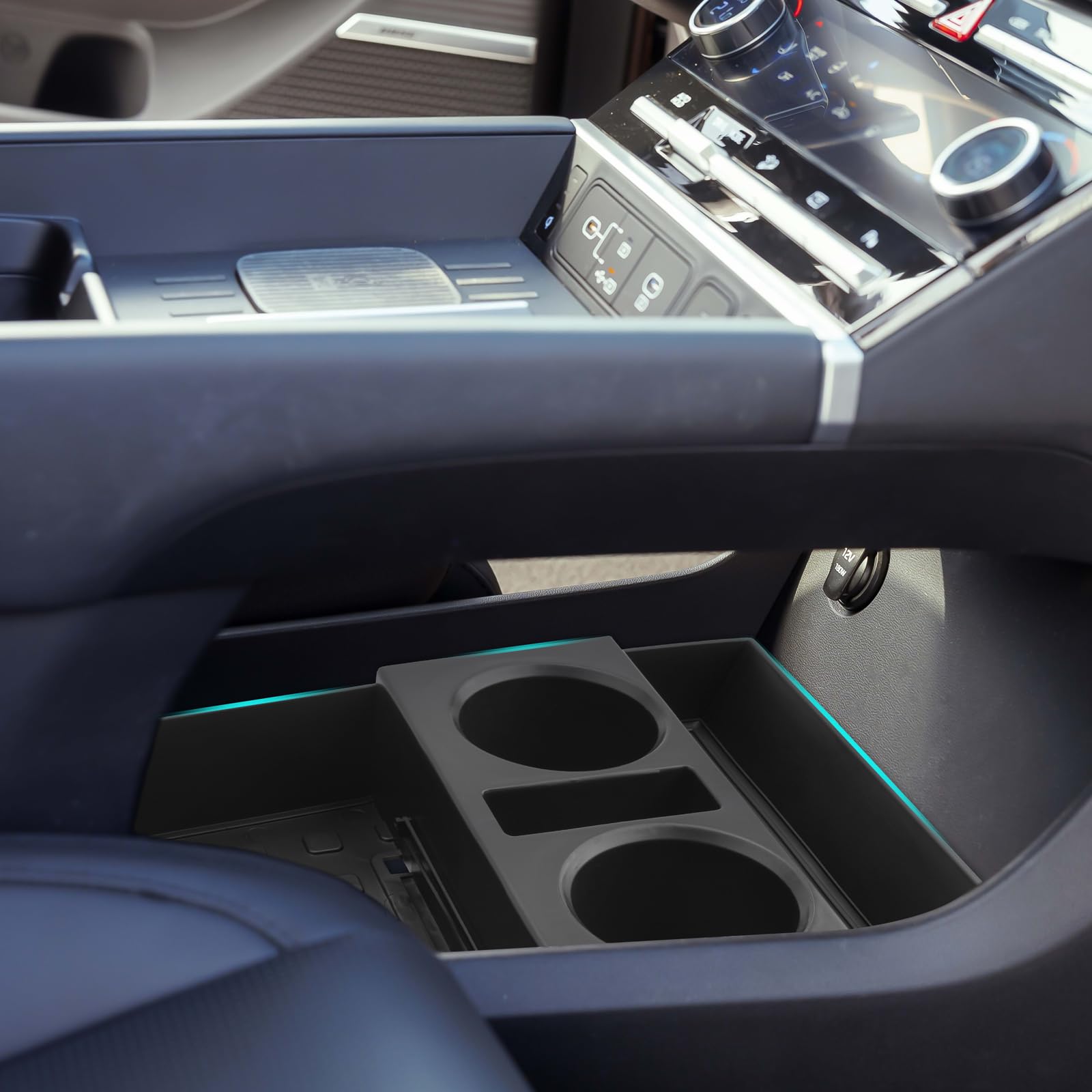 SHAOHAO front view under-console tray installed neatly and improving storage