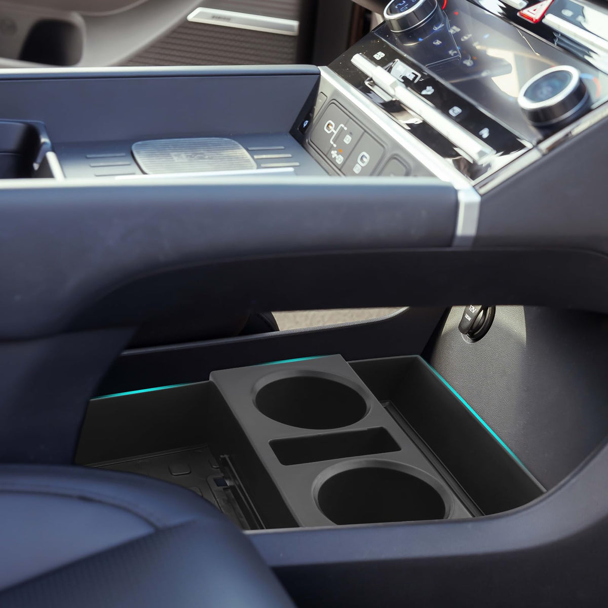 SHAOHAO front view under-console tray installed neatly and improving storage