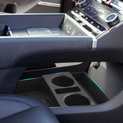 SHAOHAO front view under-console tray installed neatly and improving storage