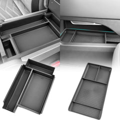 SHAOHAO front view of console organizer showing neat storage and quick access