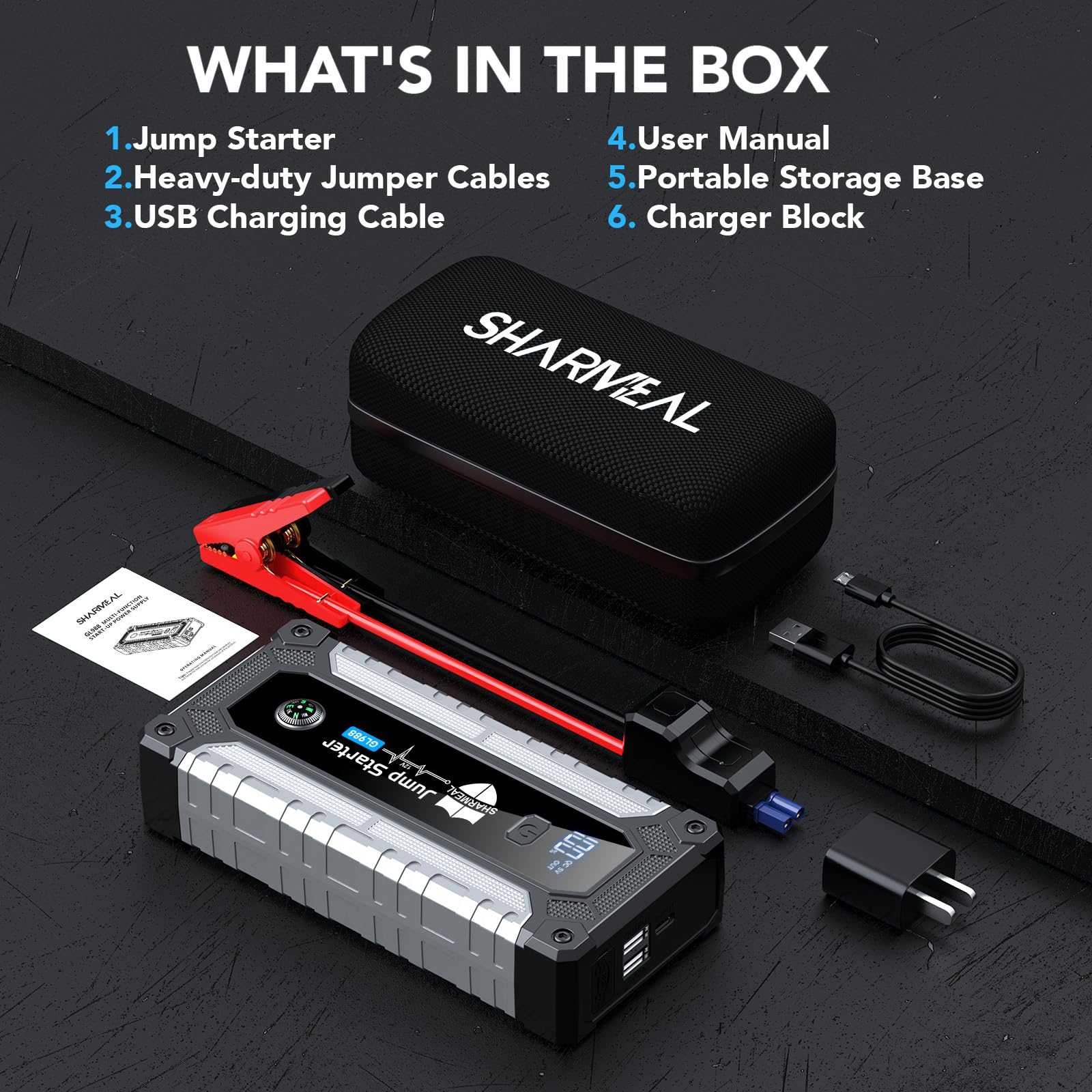 Sharmeal product label close-up showing specifications and warranty information