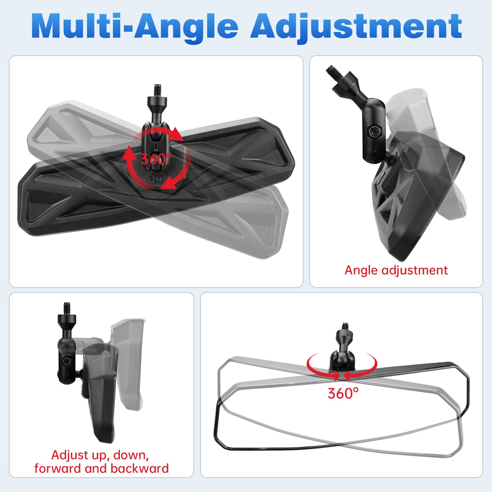 SHEJISI mirror tilted to show multi-angle adjustment advantage