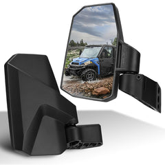 SHEJISI front view mirror showing polished face and fit benefit