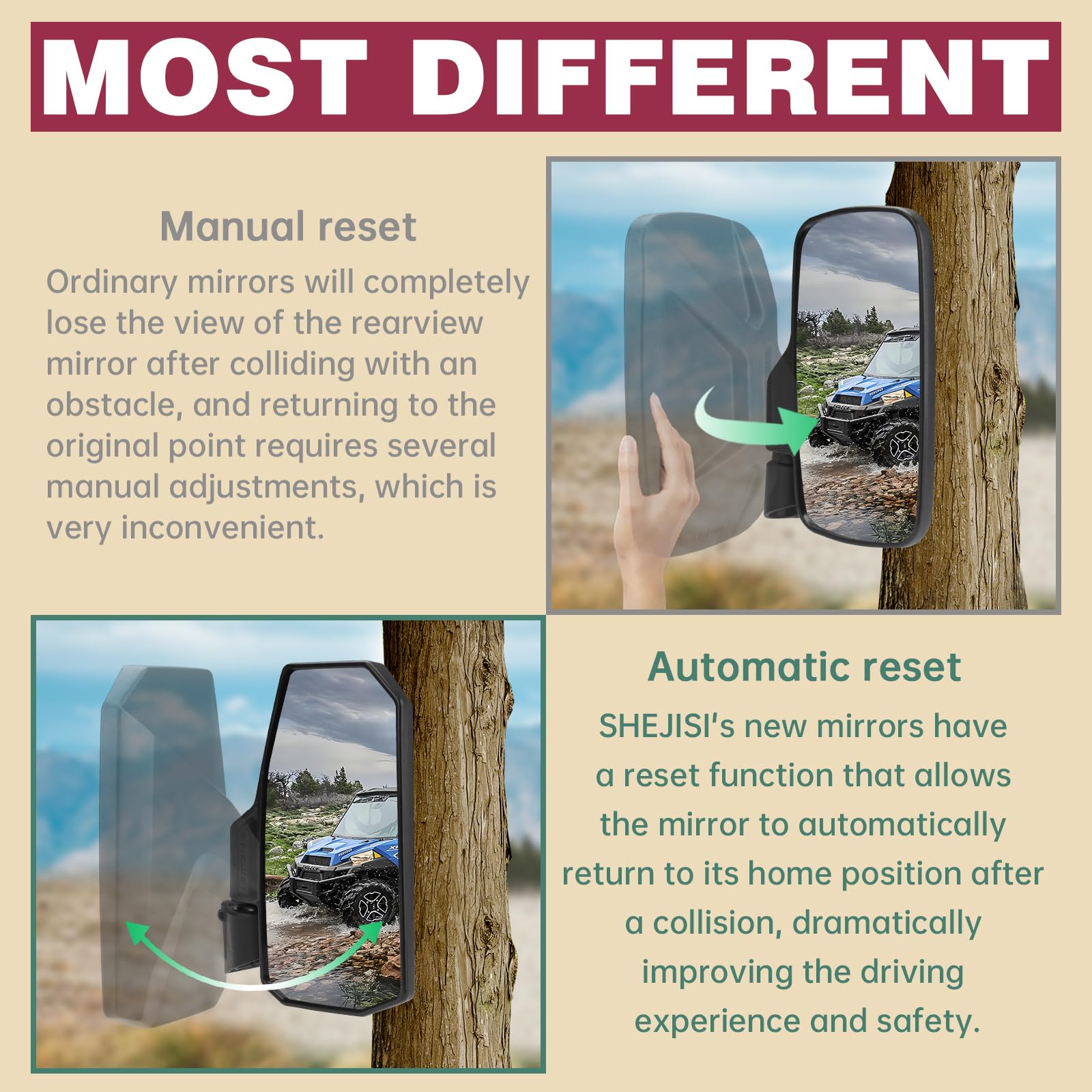 SHEJISI side profile of impact-resistant ABS housing for durability benefit