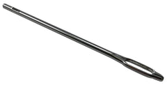 Close-up of Sherco-Auto split-eye needle detail highlighting secure plug hold and strength