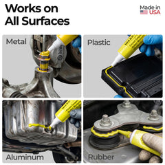 Sherco-Auto cracked mark on loosened bolt illustrating tamper evidence and easy inspection