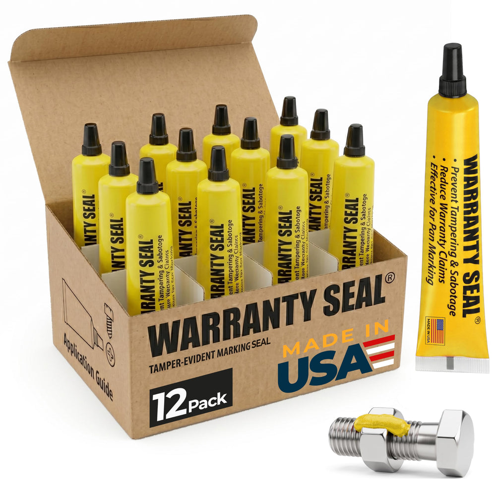 Sherco-Auto front packaging showing yellow torque seal tubes and product labeling for quick identification