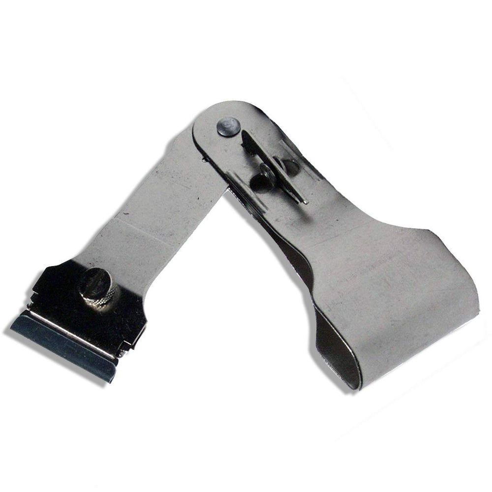 Sherco-Auto metal scraper front view showing 8-inch handle for controlled scraping