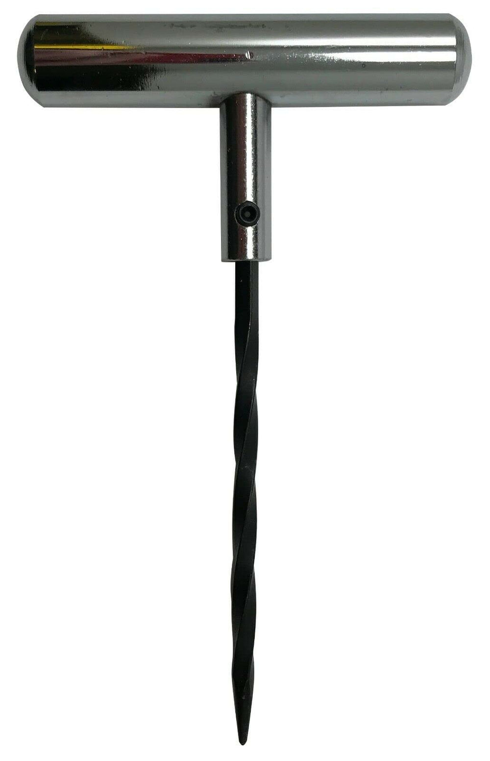Sherco-Auto split-eye needle detail showing centered plug-holding eye for precise insertion benefit