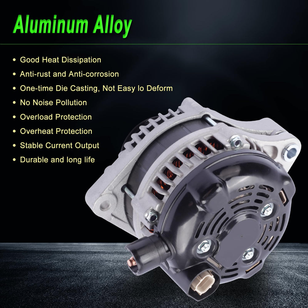 SHICHU alternator installed in Odyssey engine bay demonstrating straightforward replacement