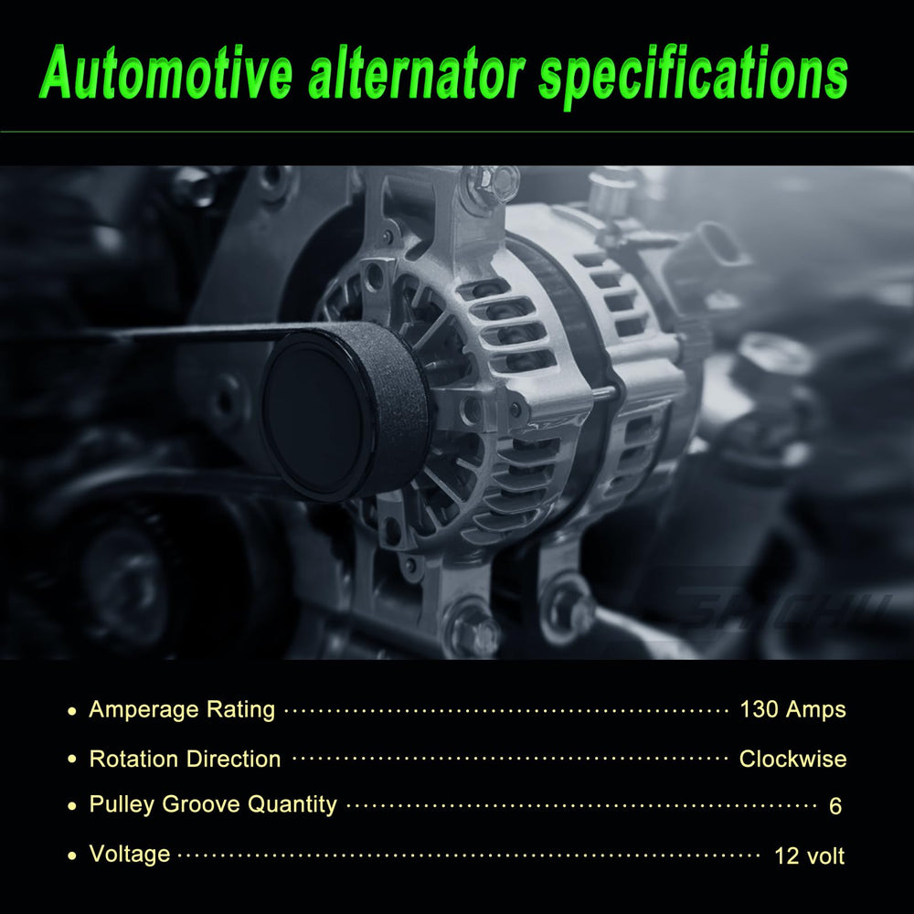 SHICHU alternator electrical terminal and connector detail for correct plug fit