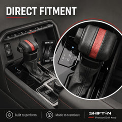 SHIFTIN installed in a Tundra center console demonstrating OEM-style fit