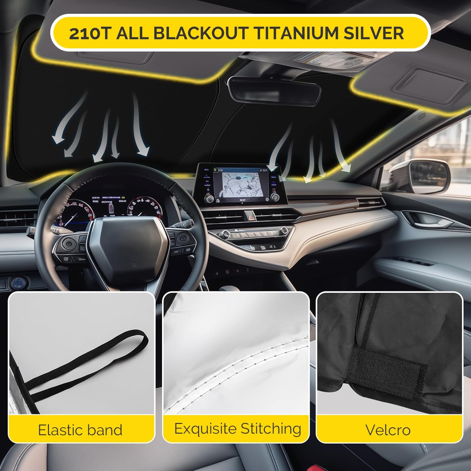 SHINEHOME image of label showing custom fit for 2010–2026 Toyota 4Runner and correct sizing benefit