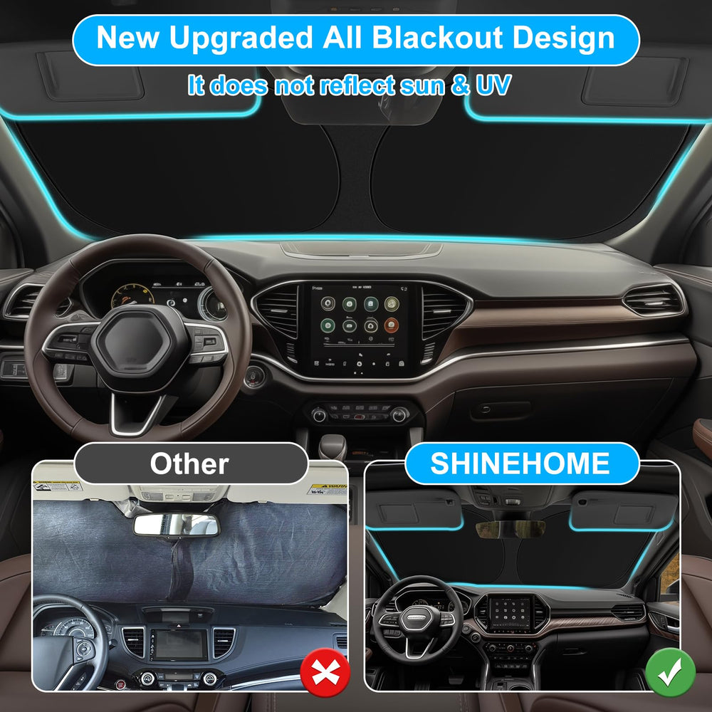 SHINEHOME reinforced edge detail showing durable stitching for long-lasting use
