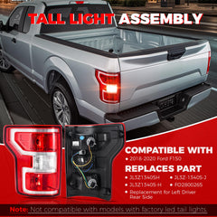 SHINEHOME side profile of F150 tail light demonstrating contour match for easy install