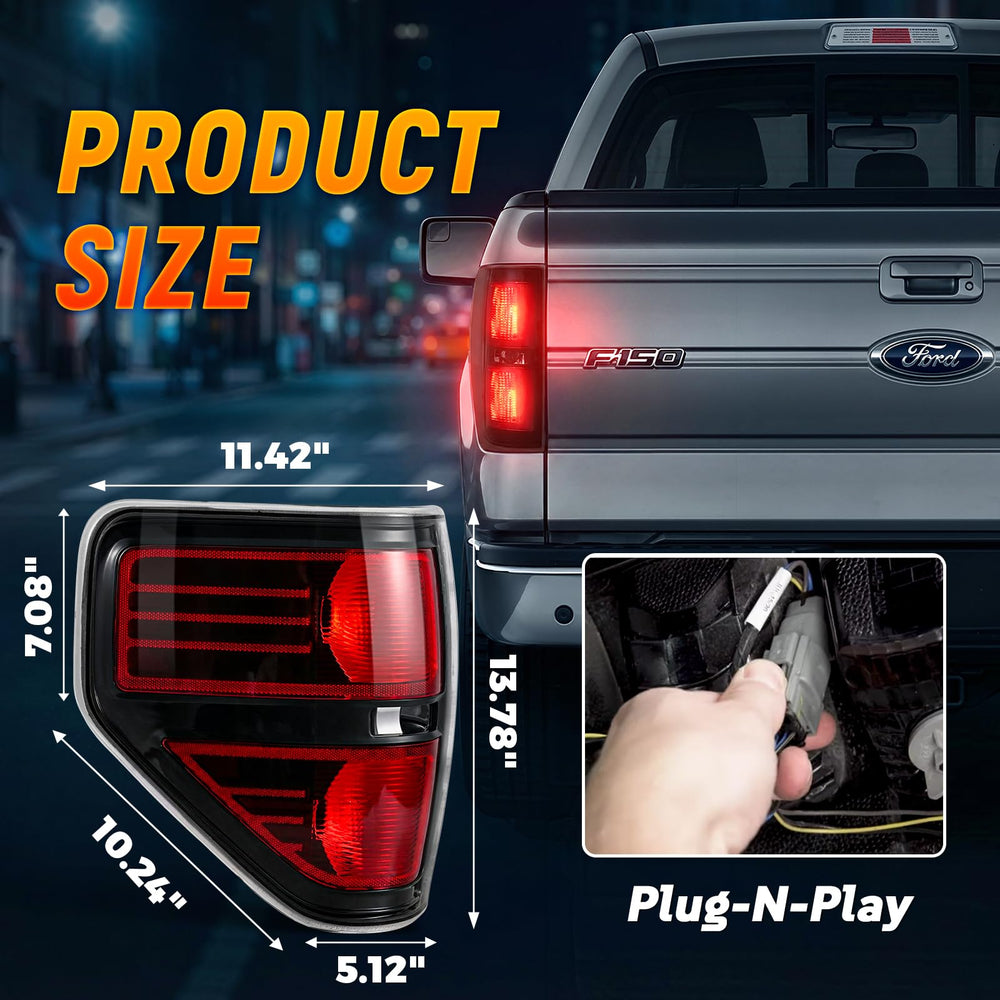 SHINEHOME tail light submerged in water to show IP68 waterproof protection