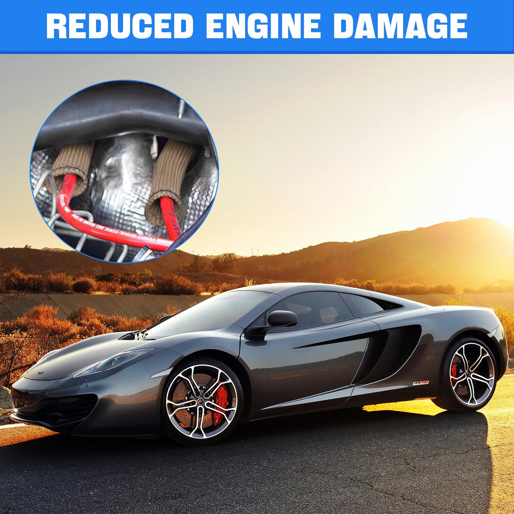 SHINEHOME sleeve fitted on hotrod in garage illustrating real-world protection