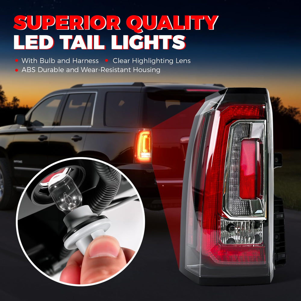 SHINEHOME tail light with ruler for scale showing accurate OEM dimensions