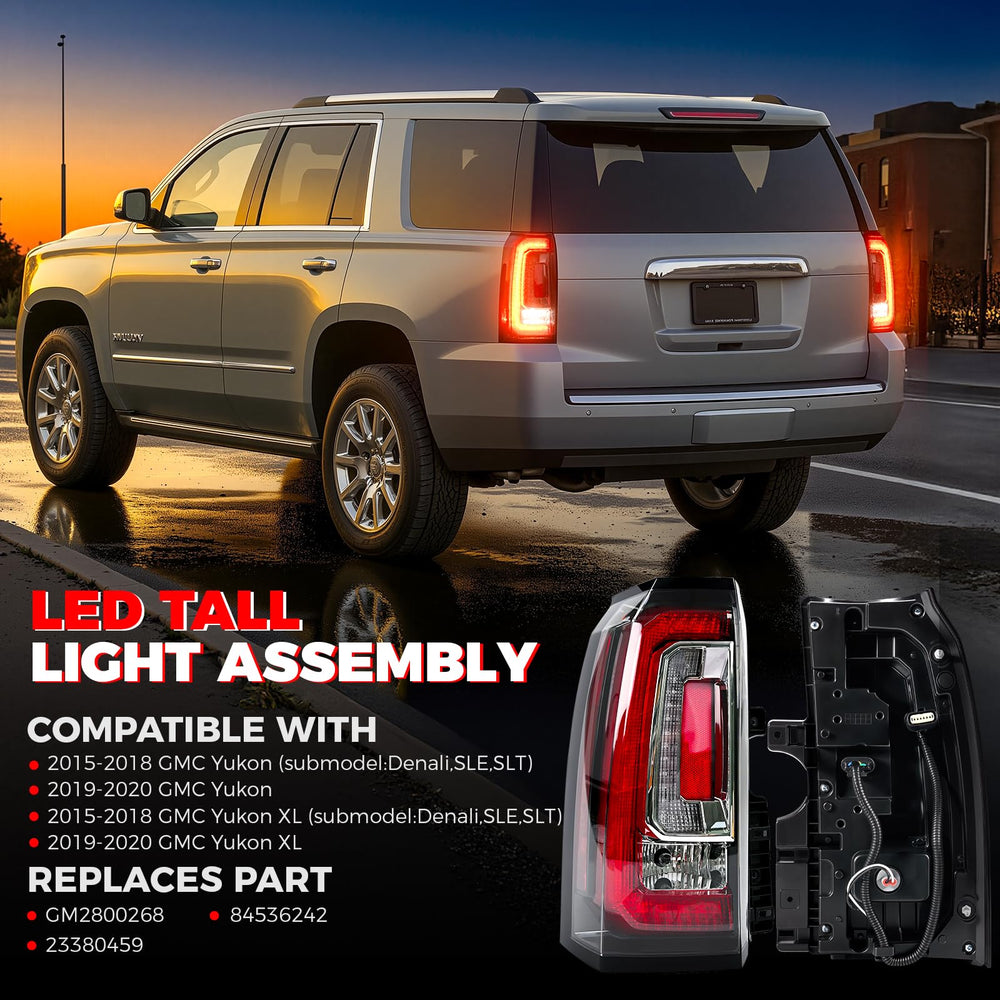 SHINEHOME tail light side profile detail highlighting durable lens and finish