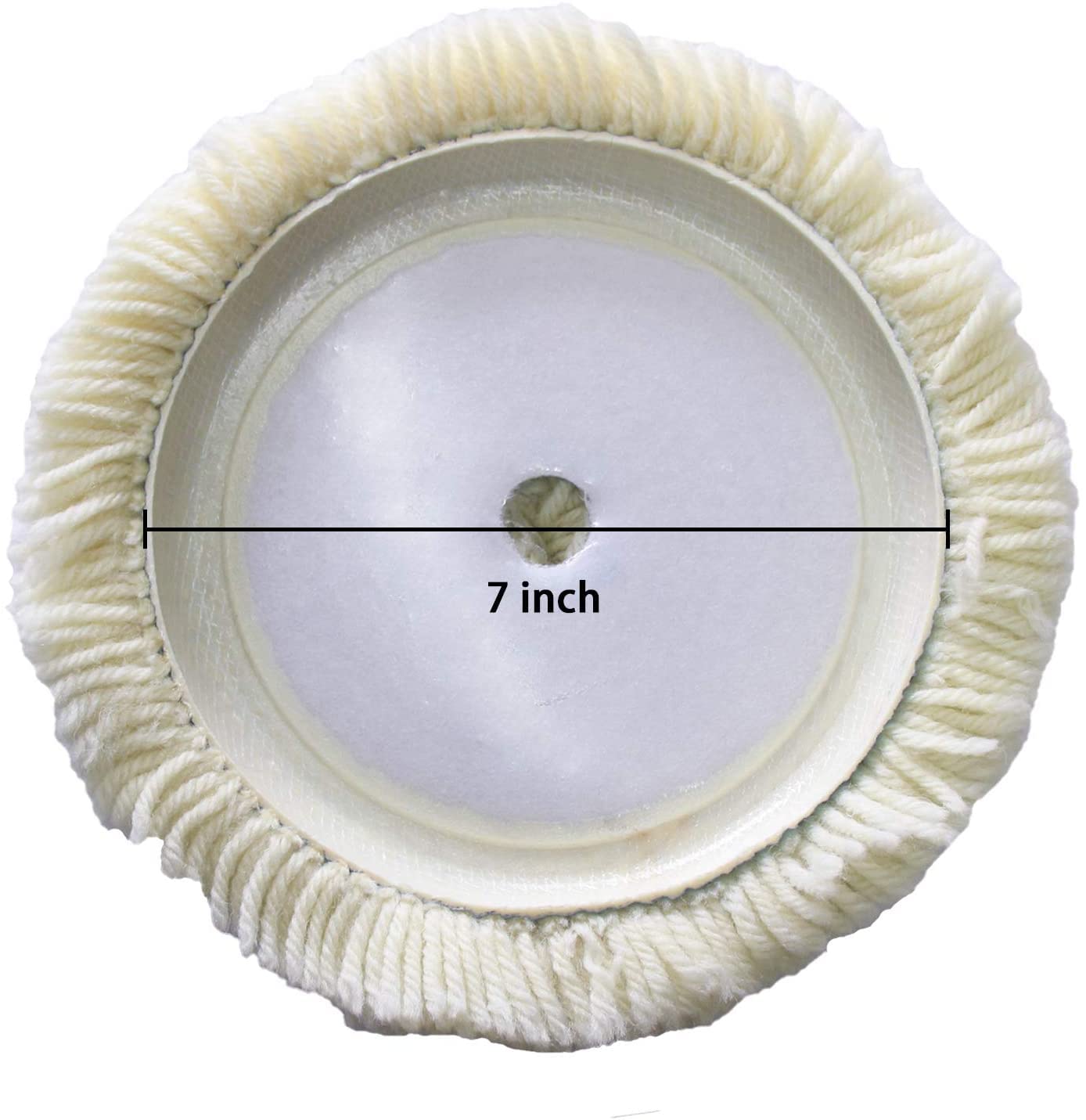 Shineyoo reinforced plastic backing close view, showing durability and smoother polishing benefit