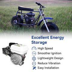 SHIQINHA flywheel side profile highlighting lightweight aluminum for faster revving benefit