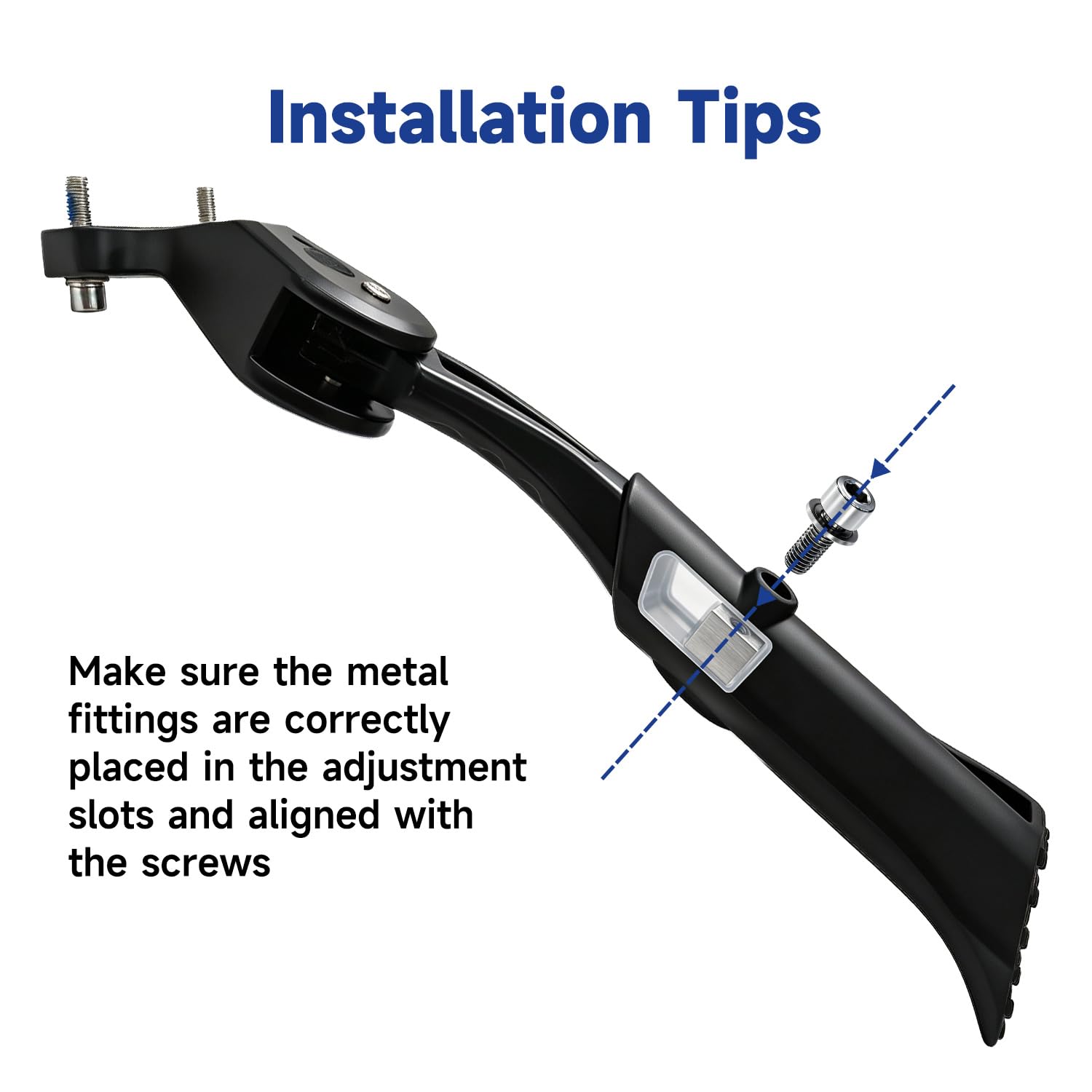 SHIQINHA kickstand fitted to Ridstar Q20 demonstrating correct mounting