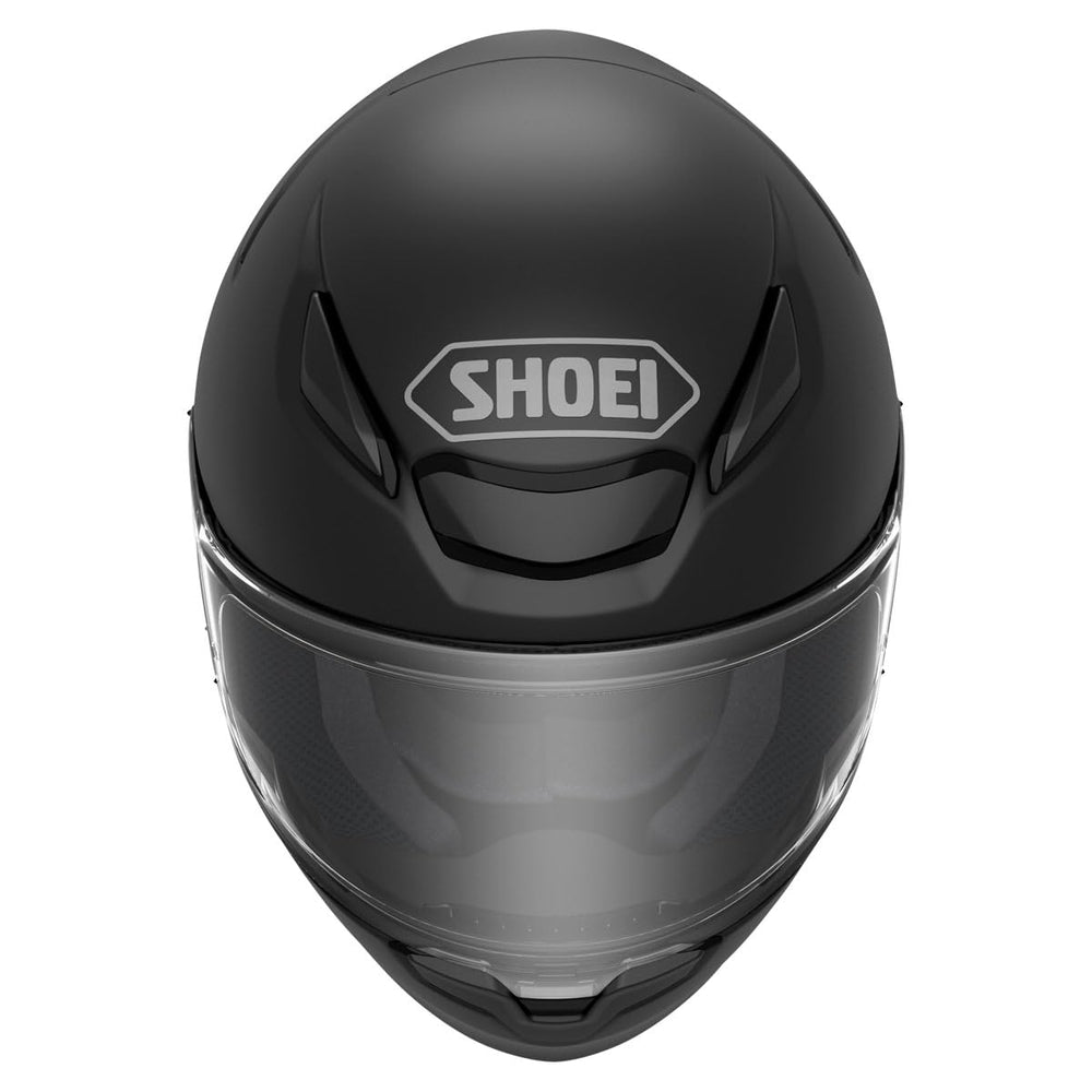 Shoei RF-1400 side profile with spoiler highlighting reduced lift at speed