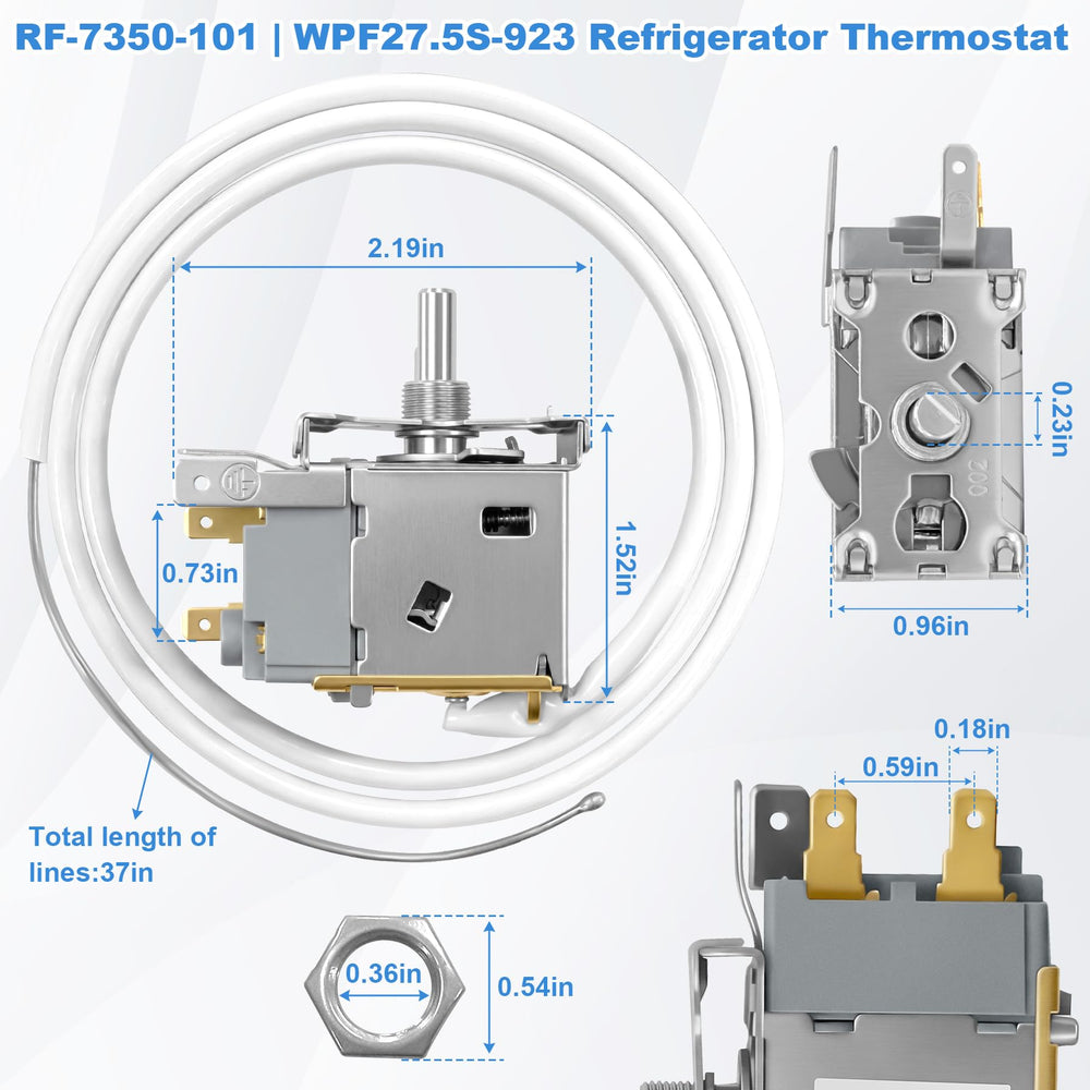 showingo close-up of capillary sensor and tube, highlights precise temperature sensing