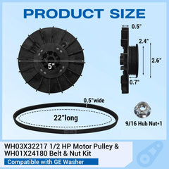 showingo pulley close-up highlighting durable plastic construction and heat resistance