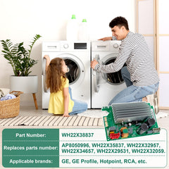 showingo inverter board installed in washer demonstrating restored motor control