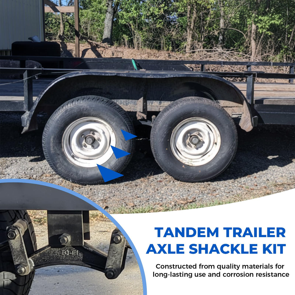 Siapupy assembled suspension in use under trailer demonstrating correct fitment and stability