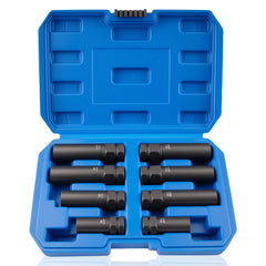 Siapupy front packaging showing full 8-piece set and case for easy identification and durable storage