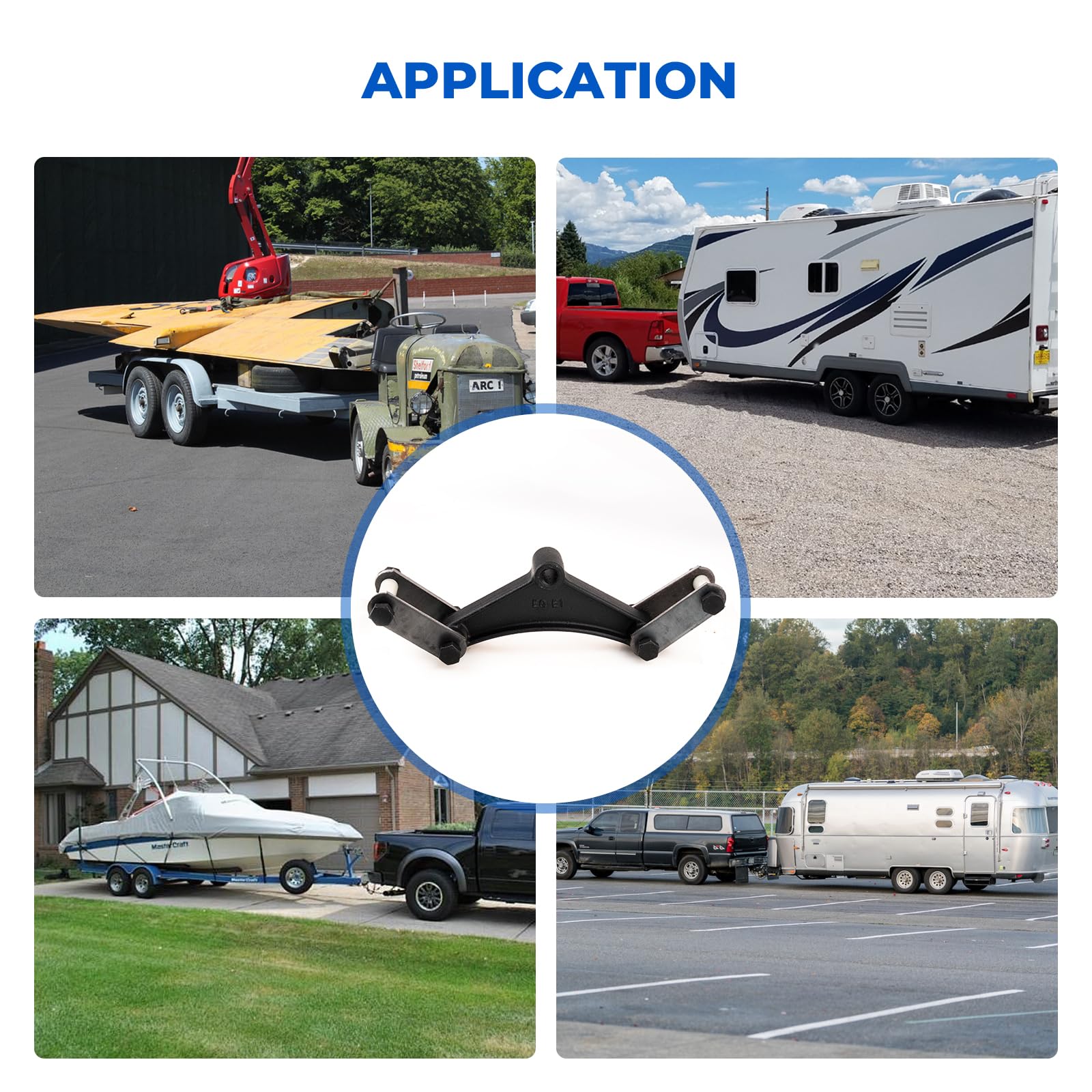 Siapupy packaging and contents laid out to show complete kit for two-axle trailer repairs