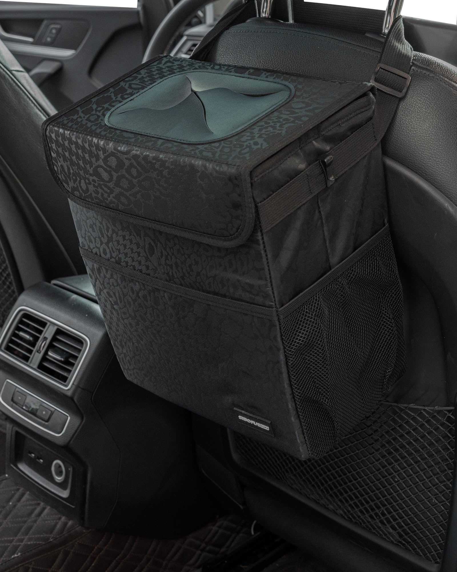 SIBOFUEGO open top showing waterproof vinyl lining and easy clean